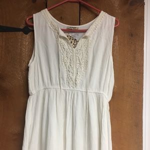 Nice long country style ivory maxi dress